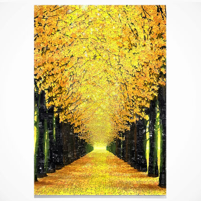 Mass VI - ginkgo - a Paint Artowrk by Pico Okada